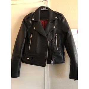 Blank NYC faux leather Biker Jacket